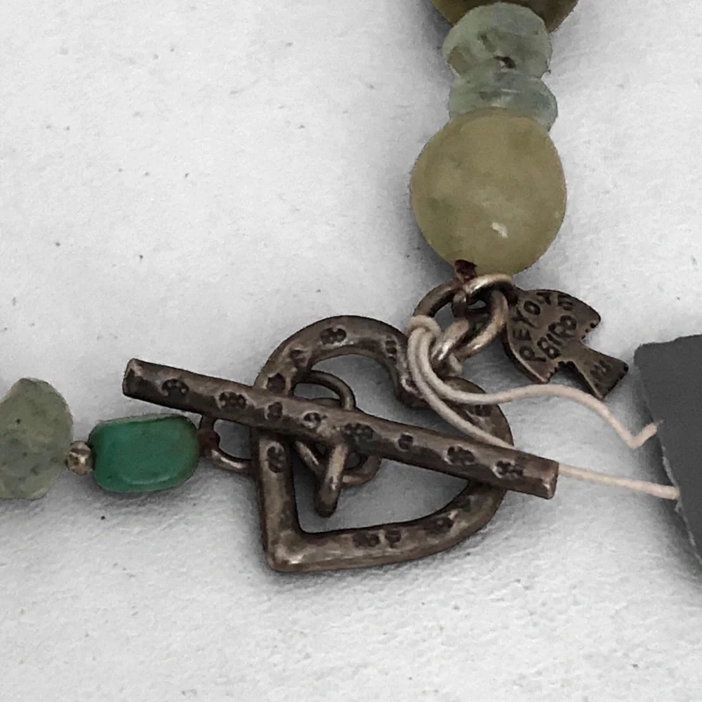 NWT Peyote Bird Sterling Silver 925 Stone Bracelet